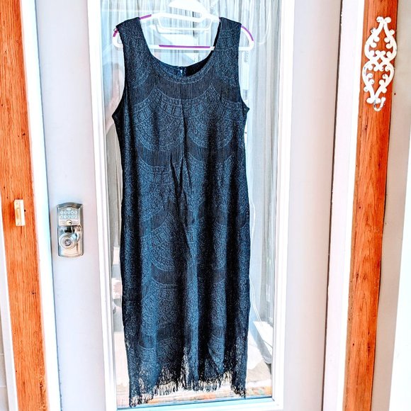 Vintage Damianou Fringed  Dress and Jacket - Picture 2 of 13